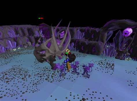 Targeting enemies while the Mark of Darkness spell is active. . Skotizo osrs